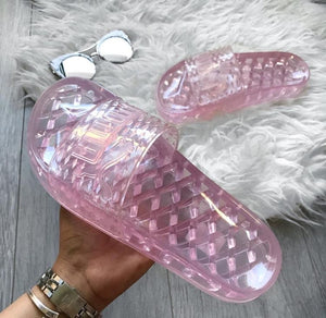 Puma jelly slides ranibow - صندل صيفية