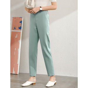 Amii Minimalist Spring Office Lady Two Pieces Set Women Fashion Lapel Solid Blazer High Waist Pants Female Suit Set 12060901