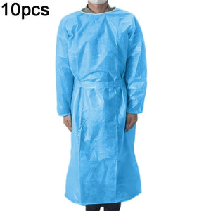 10pc/lot Disposable Aseptic Woven Gown Dust Operation Coat Clothes Clothing Tattoo Accessories For Eyebrow Lips Makeup