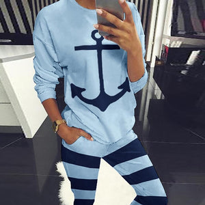 Sexy Off Shoulder Tops And Striped Shorts Suits Spring Summer Women Two Piece Sets Causal Printed Tracksuit Sportswear Outfit XL