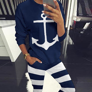 Sexy Off Shoulder Tops And Striped Shorts Suits Spring Summer Women Two Piece Sets Causal Printed Tracksuit Sportswear Outfit XL